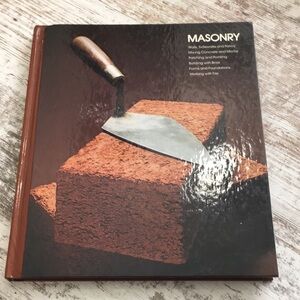 Time Life Books Masonry Hardcover 1976 Vintage Home Repair DIY Guide